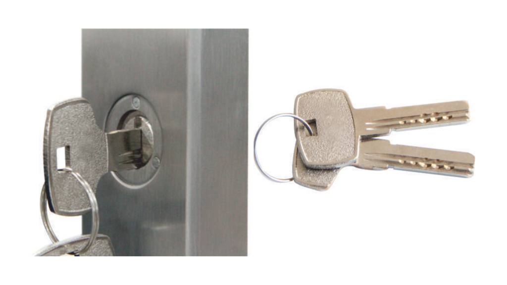 Emergency unlock with mechanical keys