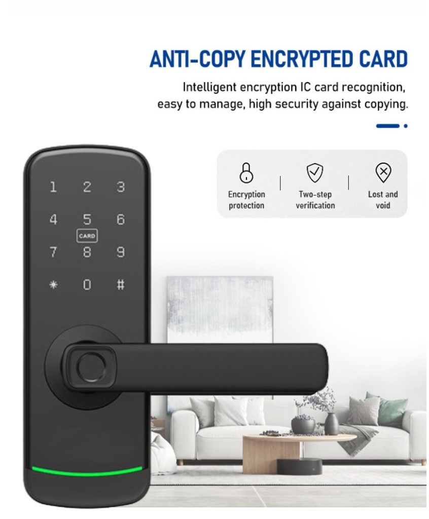 Anti copy encrypted card
